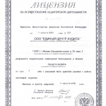 Лицензия на аудиторскую деятельность 2000 Лицензия на аудиторскую деятельность 2000